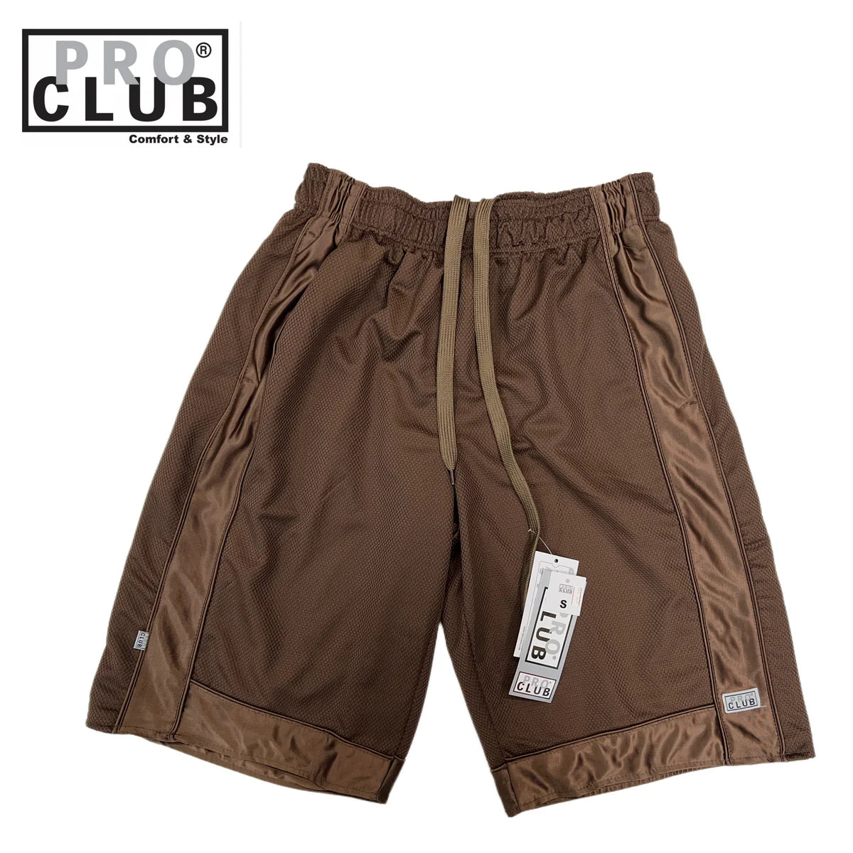 PRO CLUB MEN'S HEAVYWEIGHT MESH BASKETBALL SHORTS