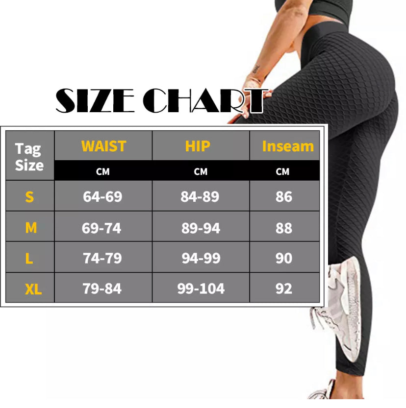 BUTT LIFTING HIGH WAIST LEGGINGS