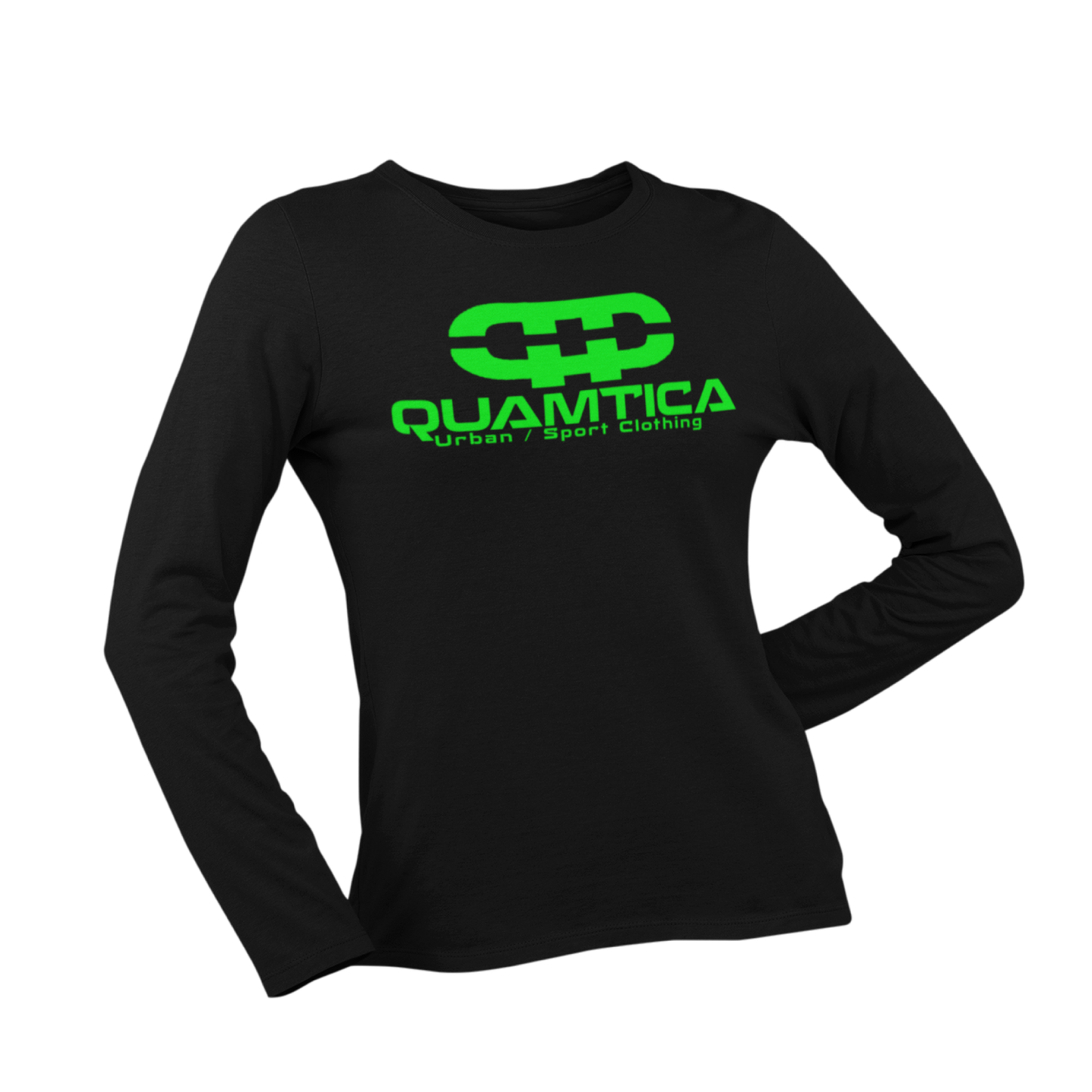 QUAMTICA LOGO LONG SLEEVE T-SHIRTS