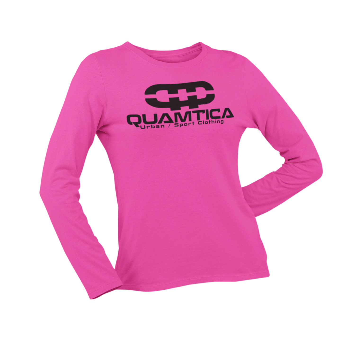 QUAMTICA LOGO LONG SLEEVE T-SHIRTS