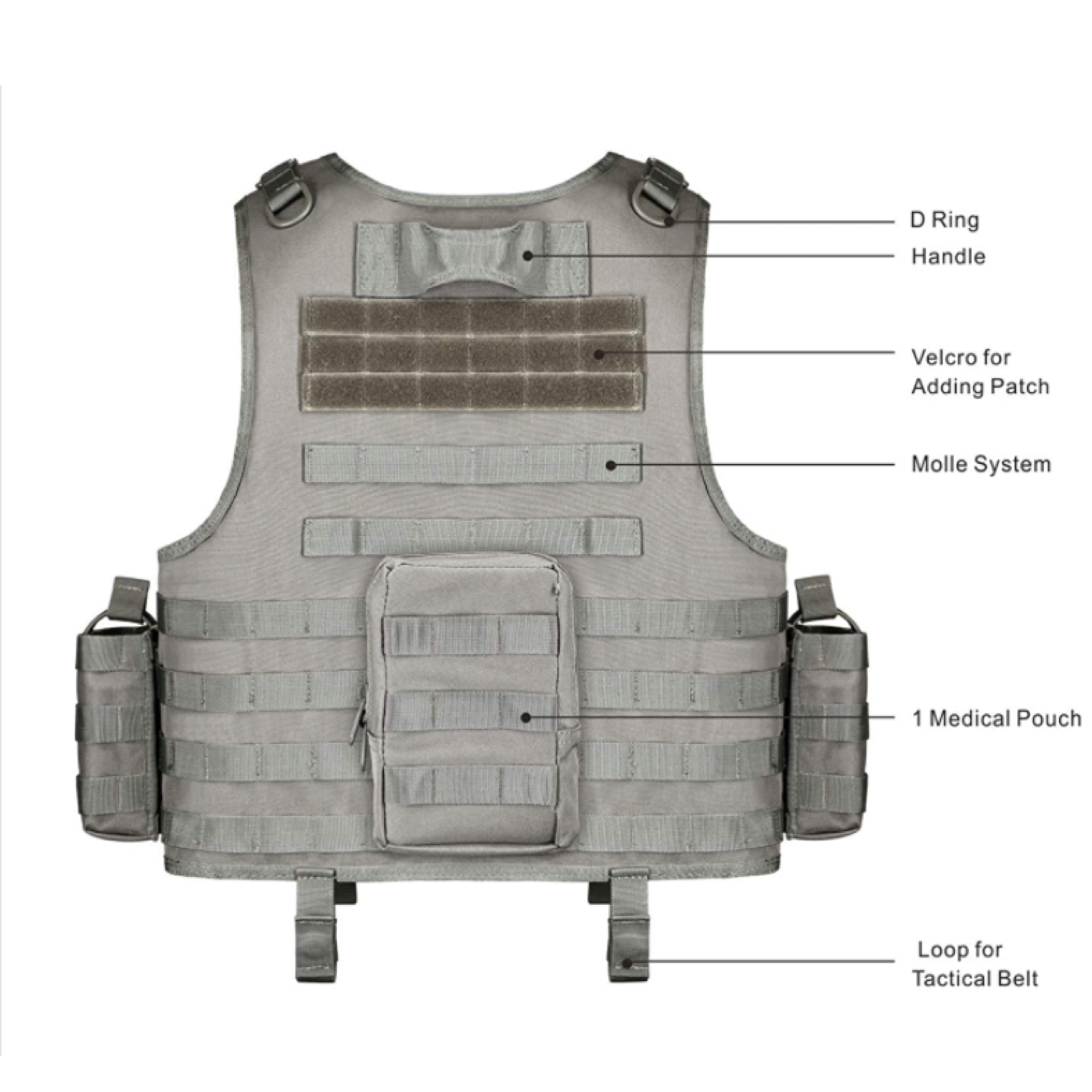 AIRSOFT TACTICAL VEST WWR4