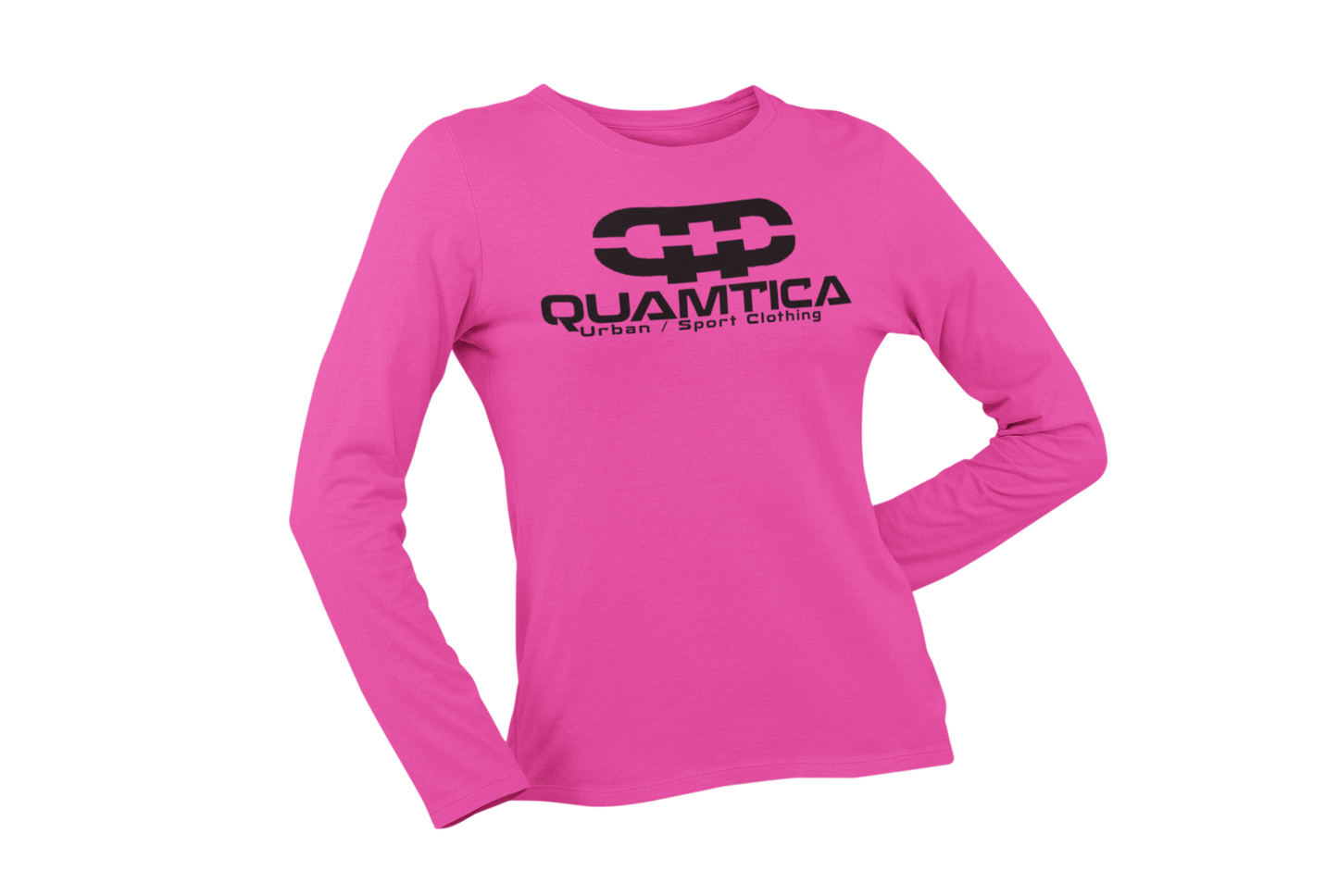 QUAMTICA LOGO LONG SLEEVE T-SHIRTS
