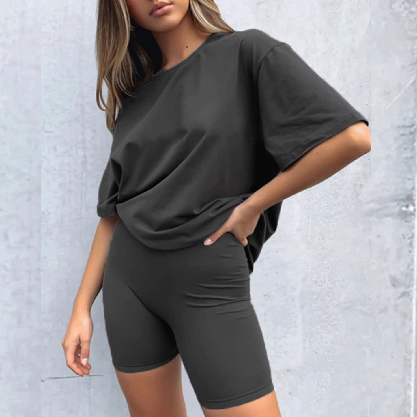SET OVERSIZE TSHIRT & SHORT