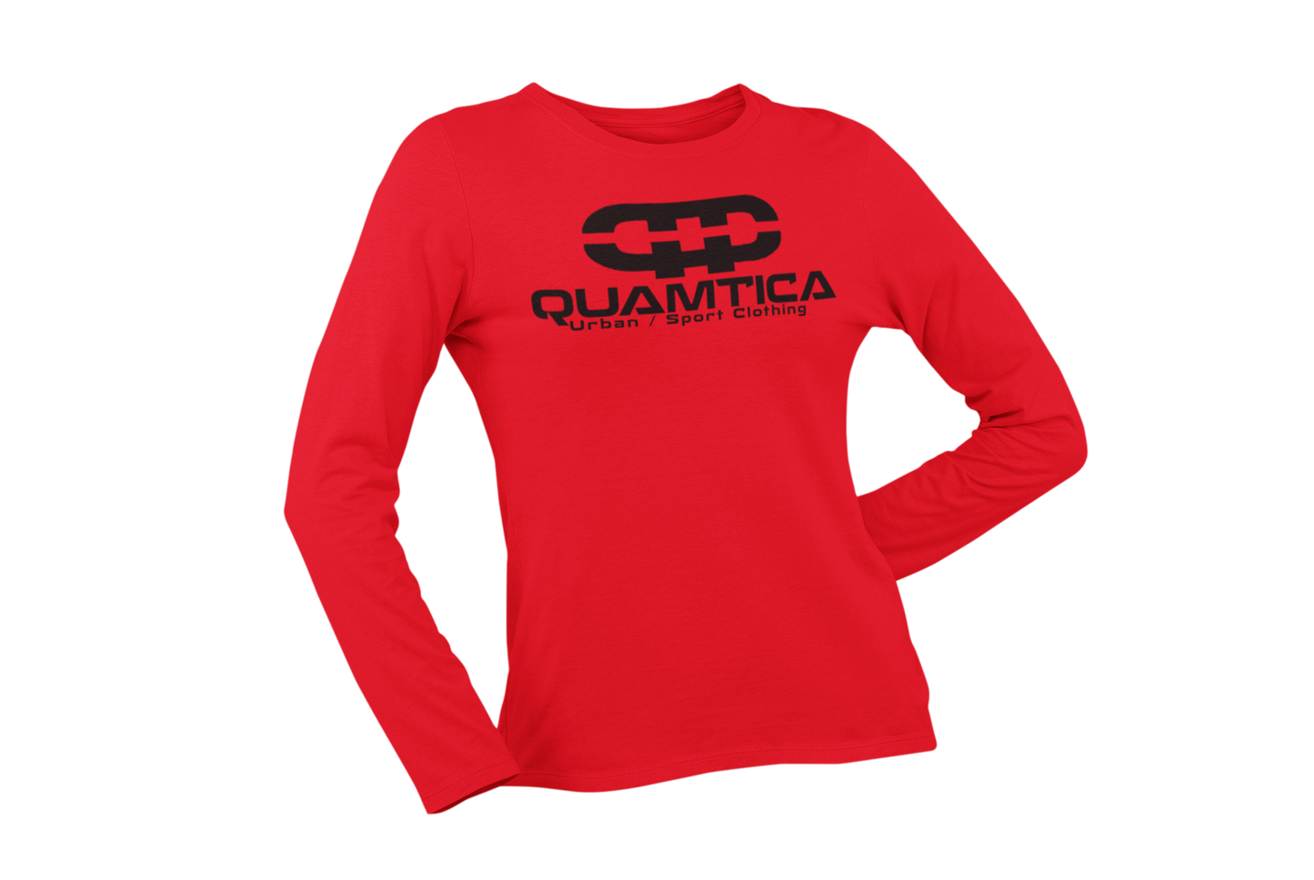 QUAMTICA LOGO LONG SLEEVE T-SHIRTS