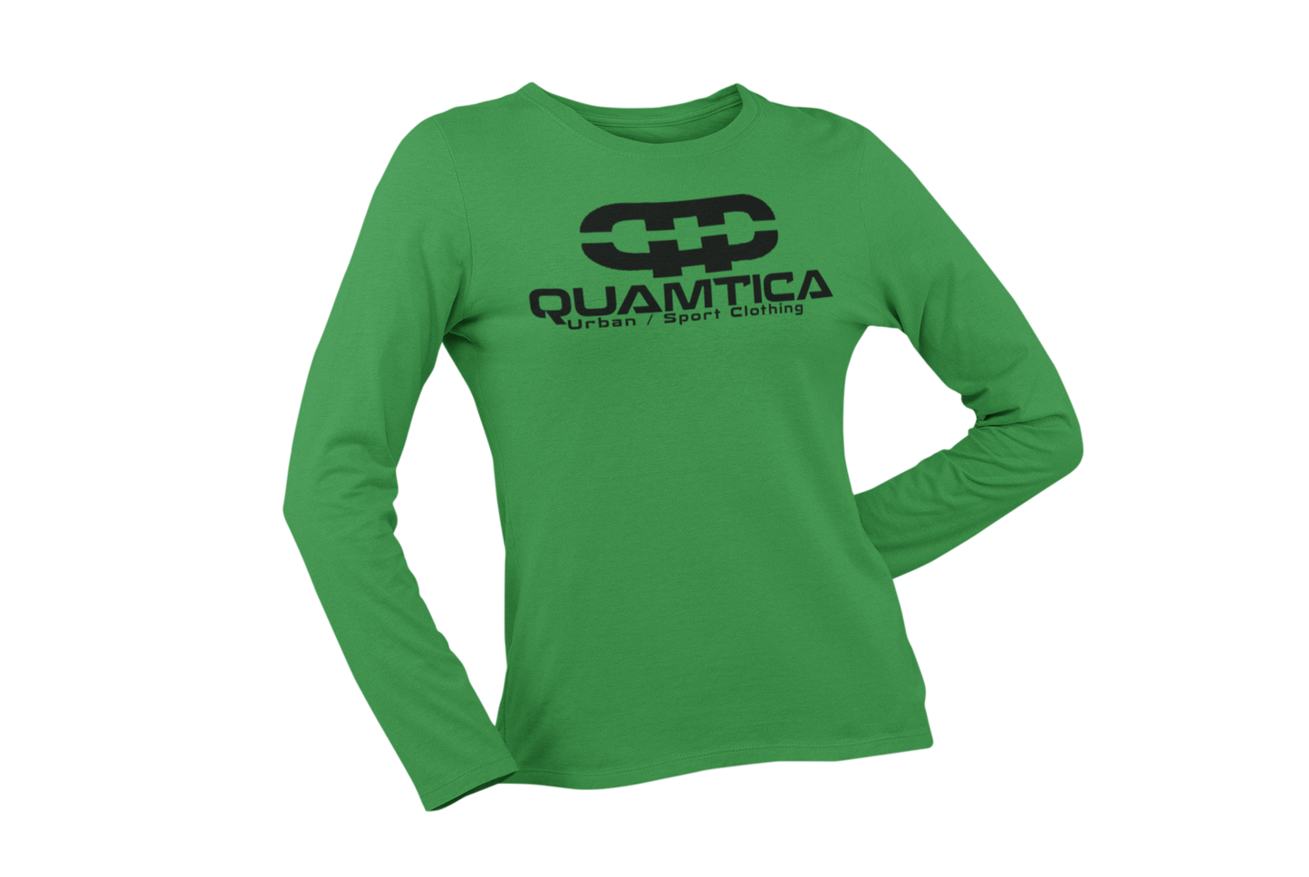 QUAMTICA LOGO LONG SLEEVE T-SHIRTS