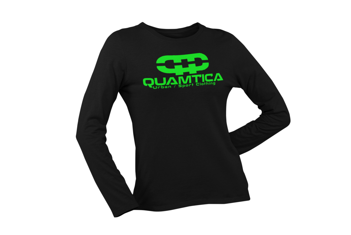 QUAMTICA LOGO LONG SLEEVE T-SHIRTS