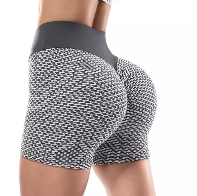 HIGH WAIST BUTT LIFTING YOGA SHORTS