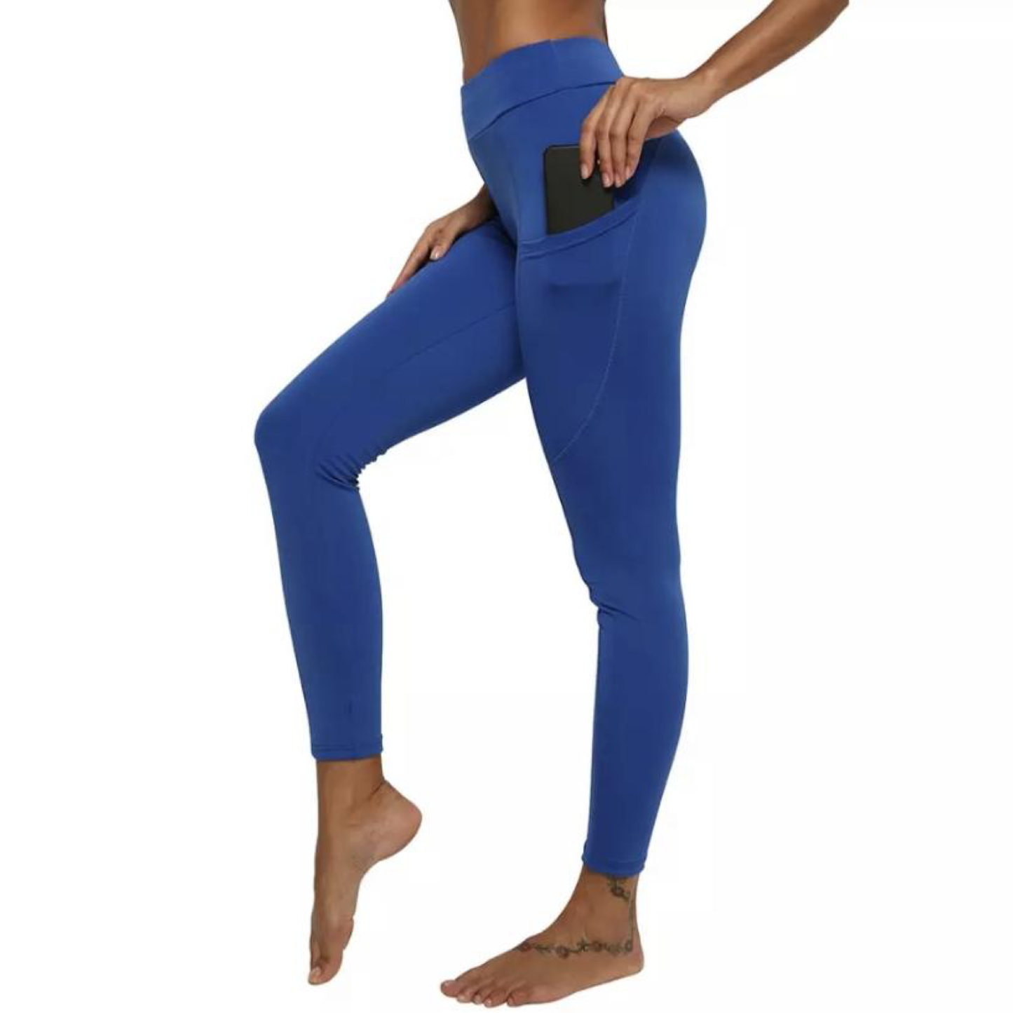 WOMEN WORK OUT LEGGINGS WITH SIDE POCKET