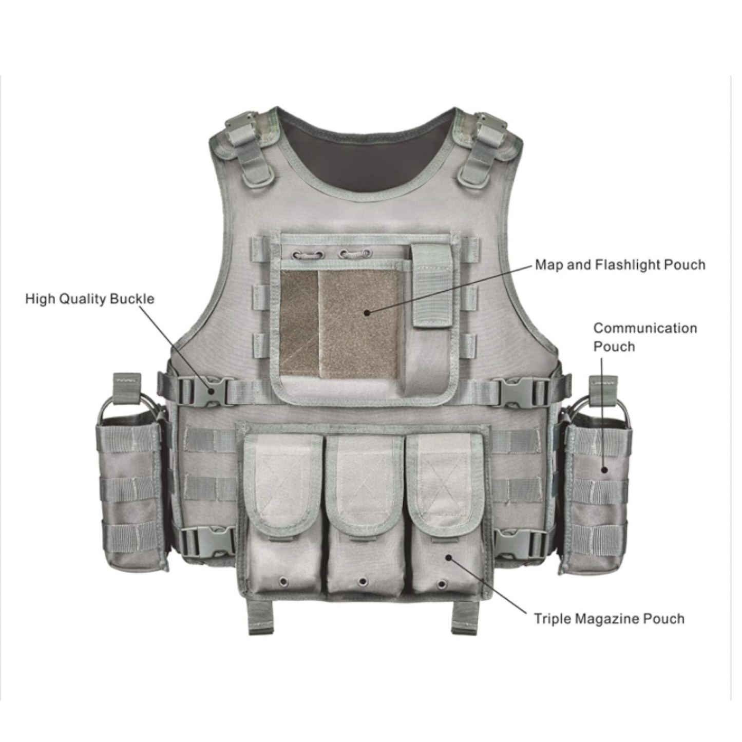 AIRSOFT TACTICAL VEST WWR4