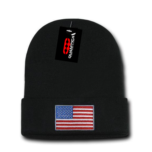 QUAMTICA’S AMERICAN FLAG BEANIES