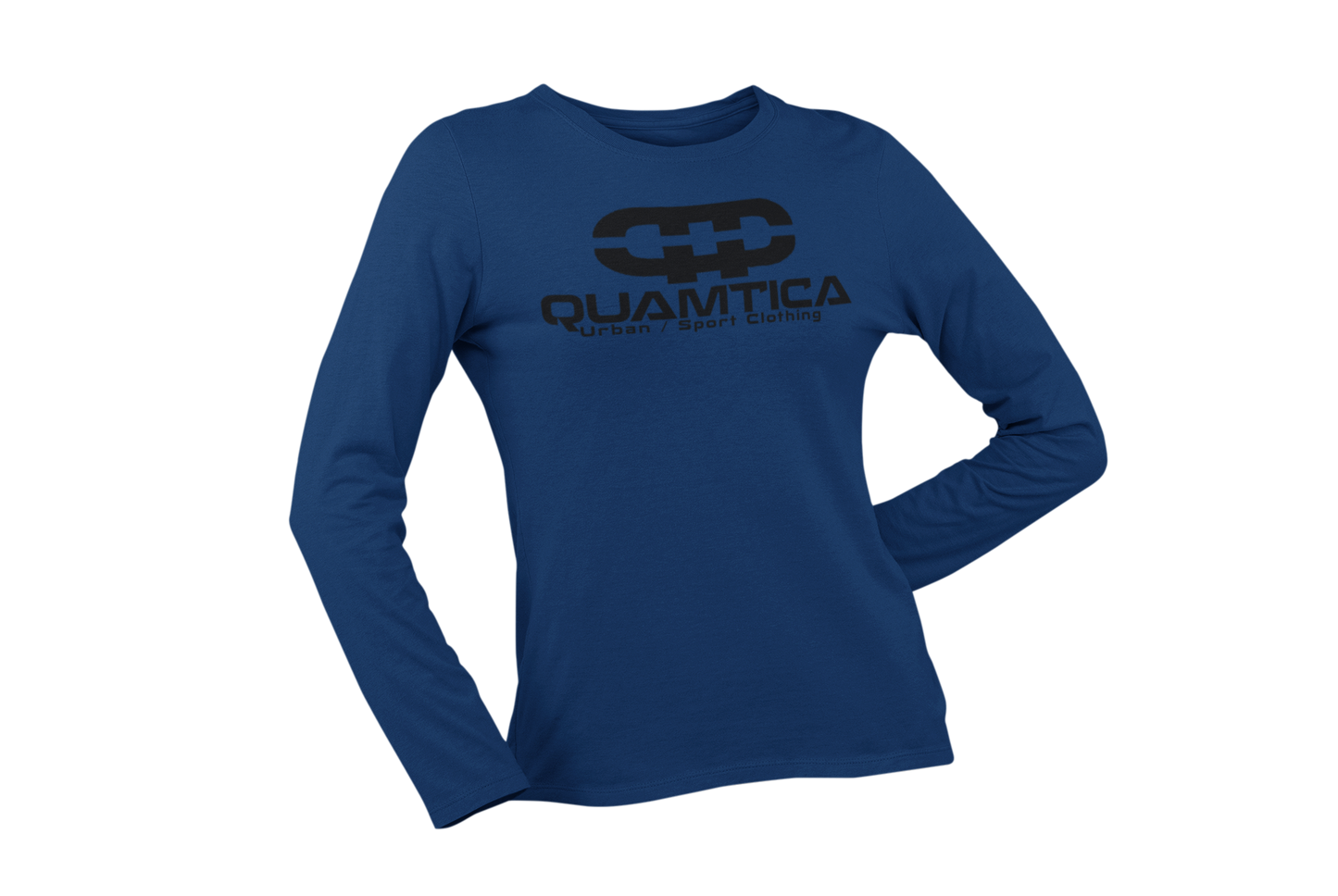 QUAMTICA LOGO LONG SLEEVE T-SHIRTS