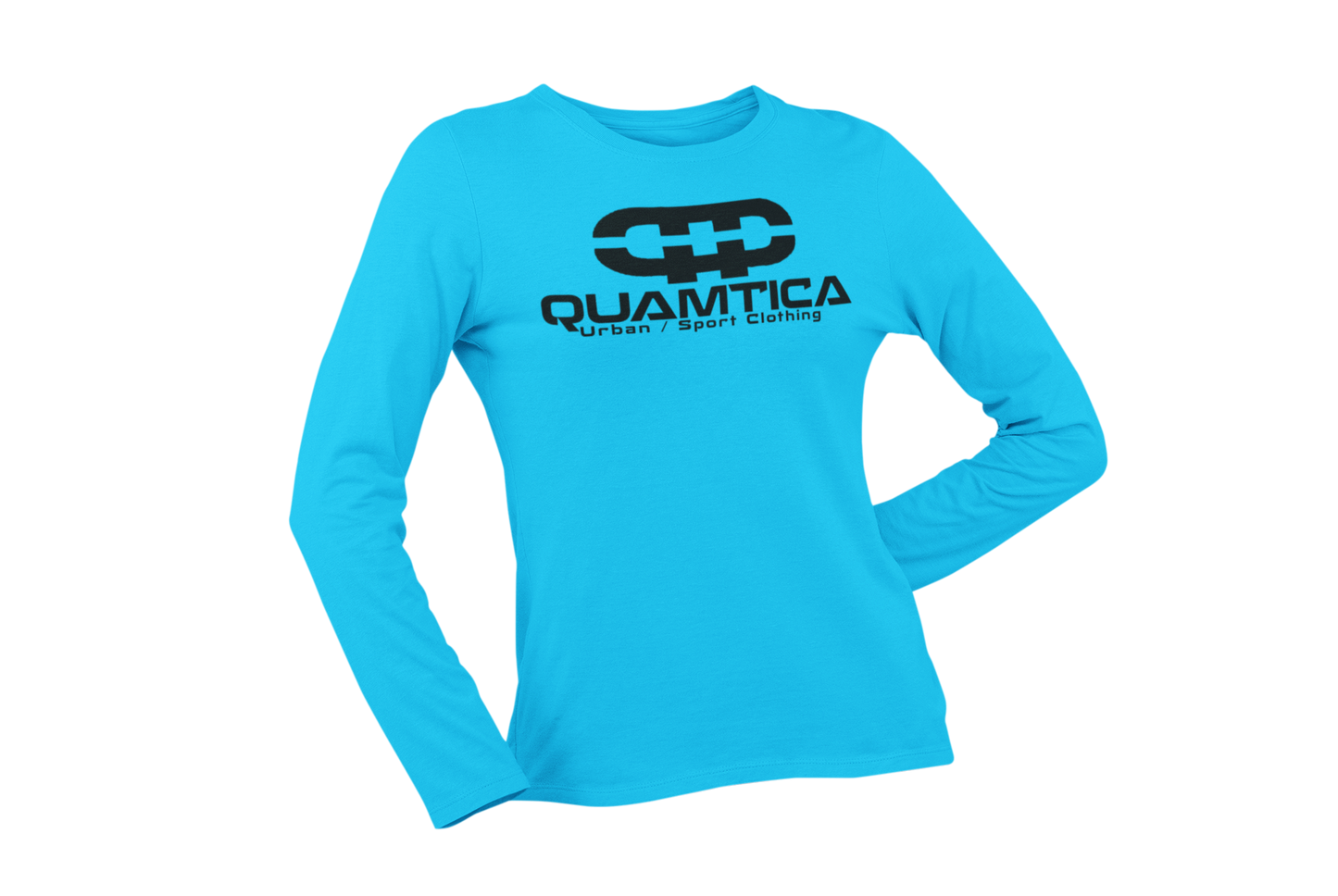 QUAMTICA LOGO LONG SLEEVE T-SHIRTS