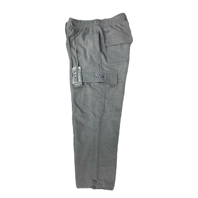 PRO CLUB MEN'S HEAVYWEIGHT FLEECE CARGO PANTS