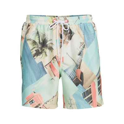 PULL ON PRINTED SHORTS