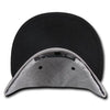 HEATHER GRAY 2-TONE FLAT BILL SNAPBACK Mo.QH06