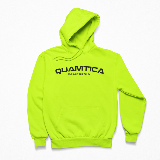 QUAMTICA CURVED LOGO HOODIE